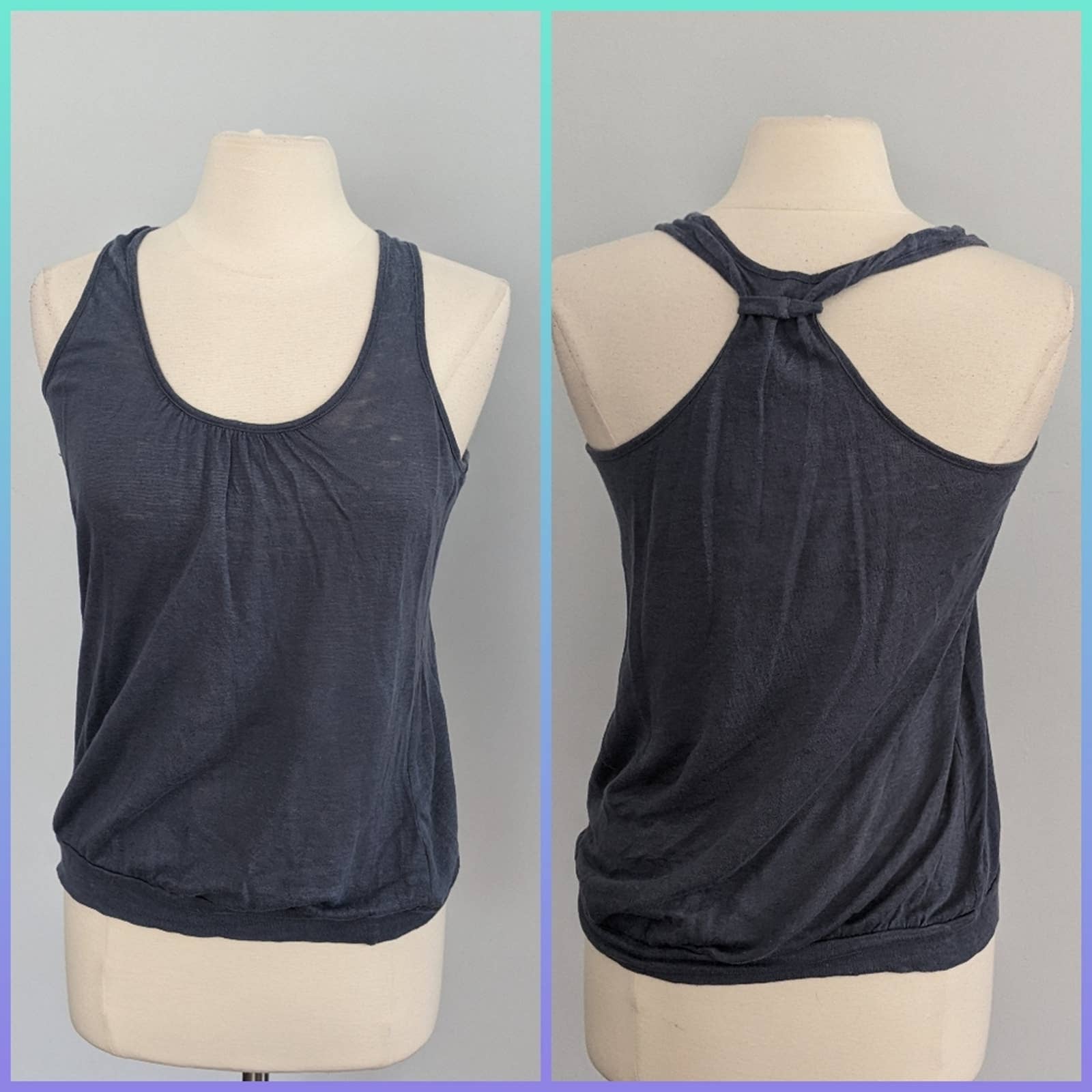 Mer Du Nord Linen Tank Small Belgian Brand